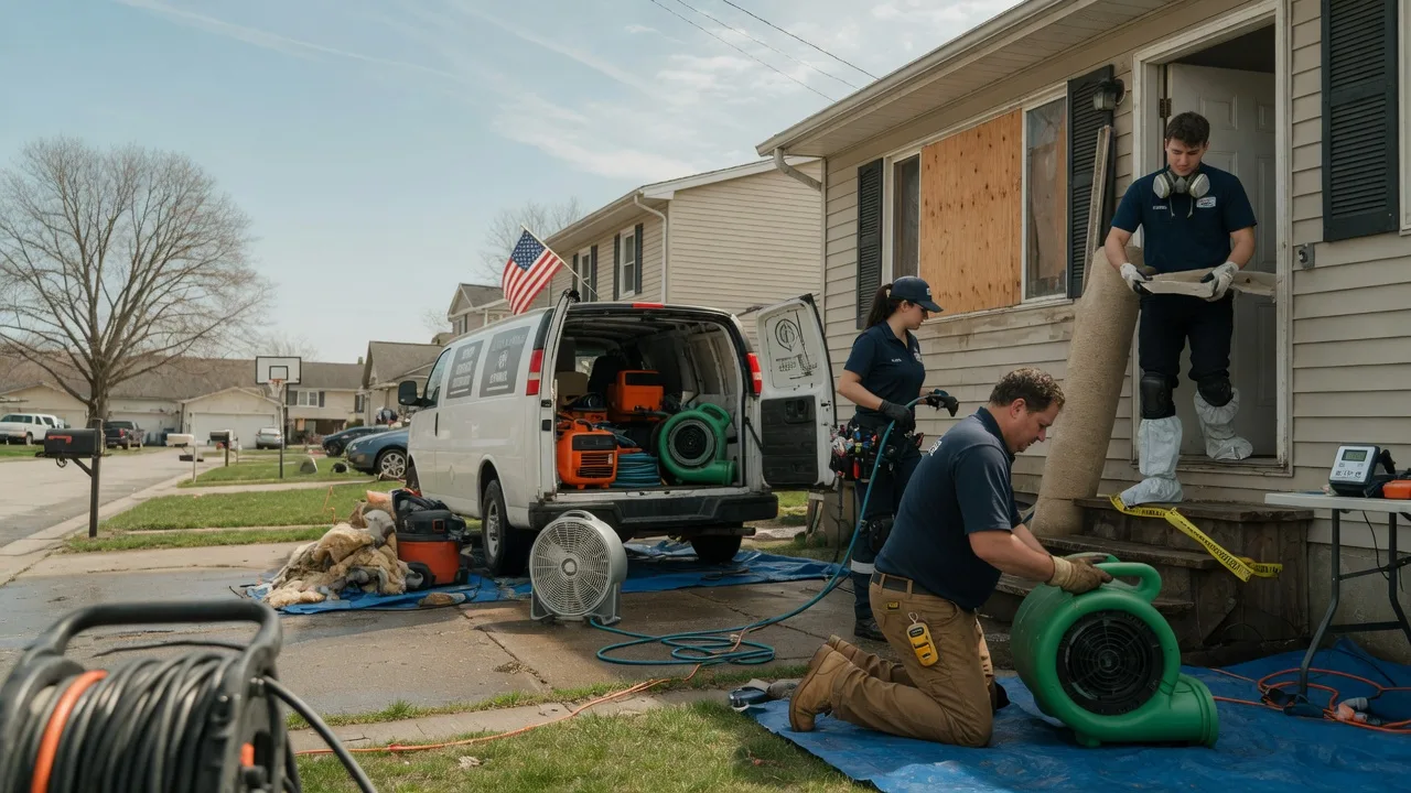Water Damage Restoration in Stockport, IA near me